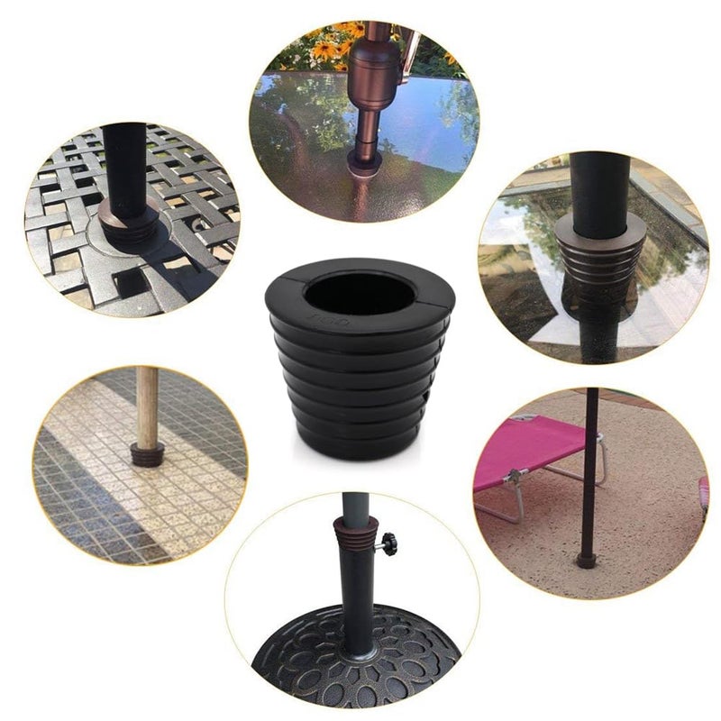 DGQ Patio Umbrella Cone Umbrella Wedge Plug for Patio Table Hole Opening 2-2.5 Inch (Black) - Image 4